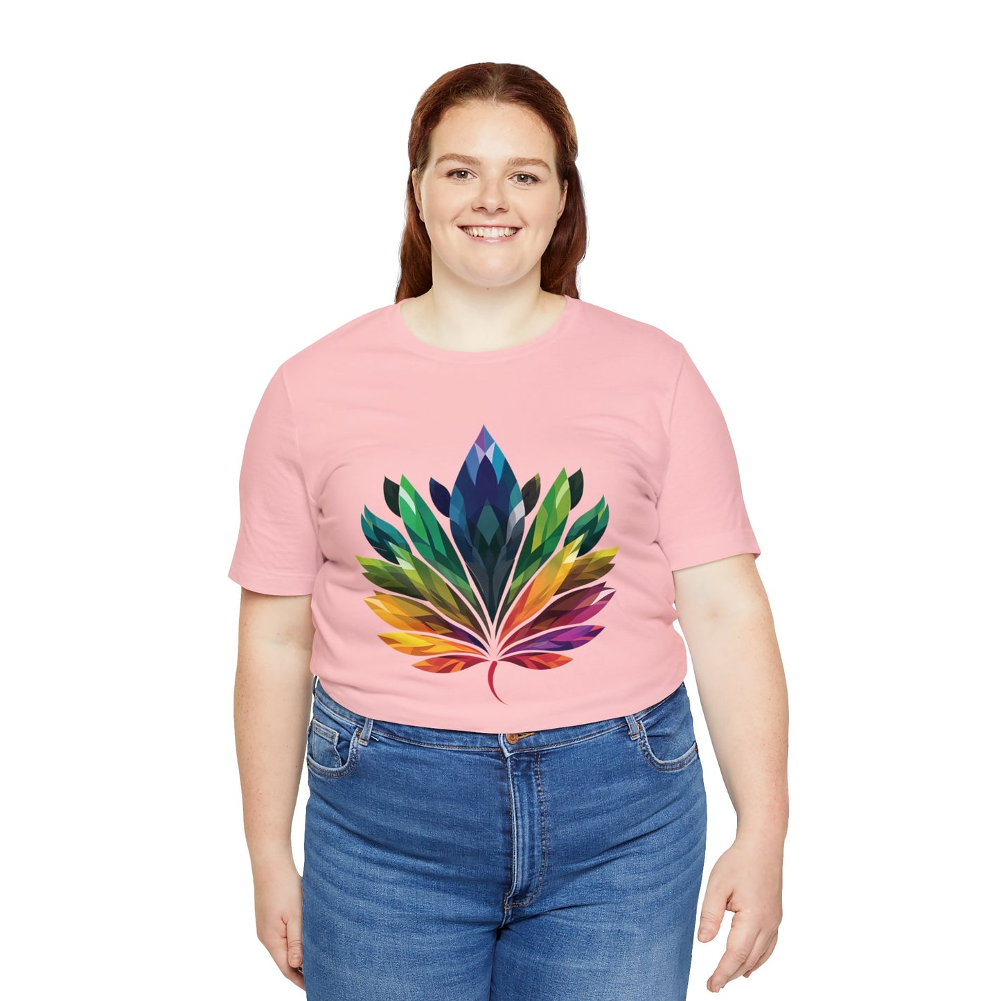 Rainbow-coloured Leaf - Unisex T-shirt