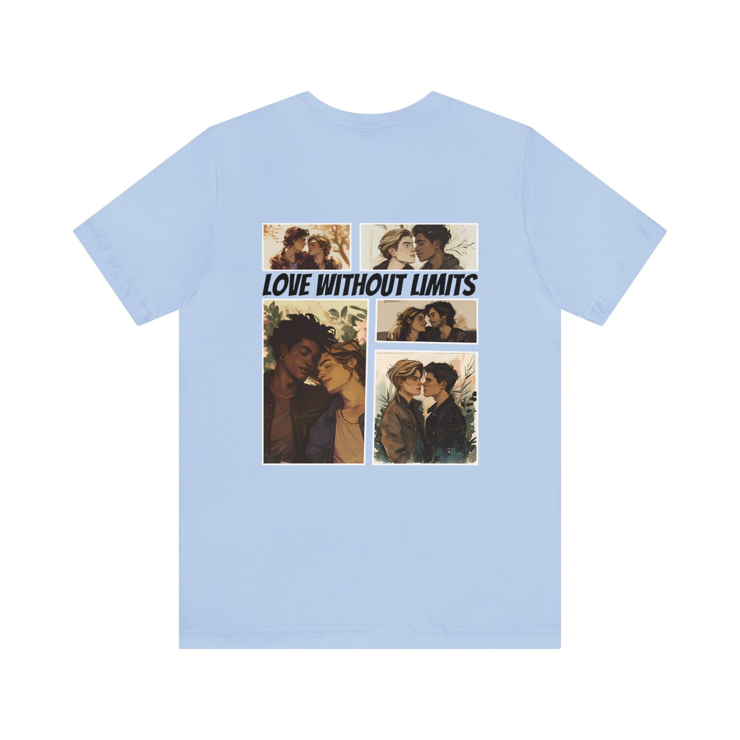 Love Without Limits - Boys - Unisex T-Shirt - T-Shirt - Baby Blue The Lucky Wombat