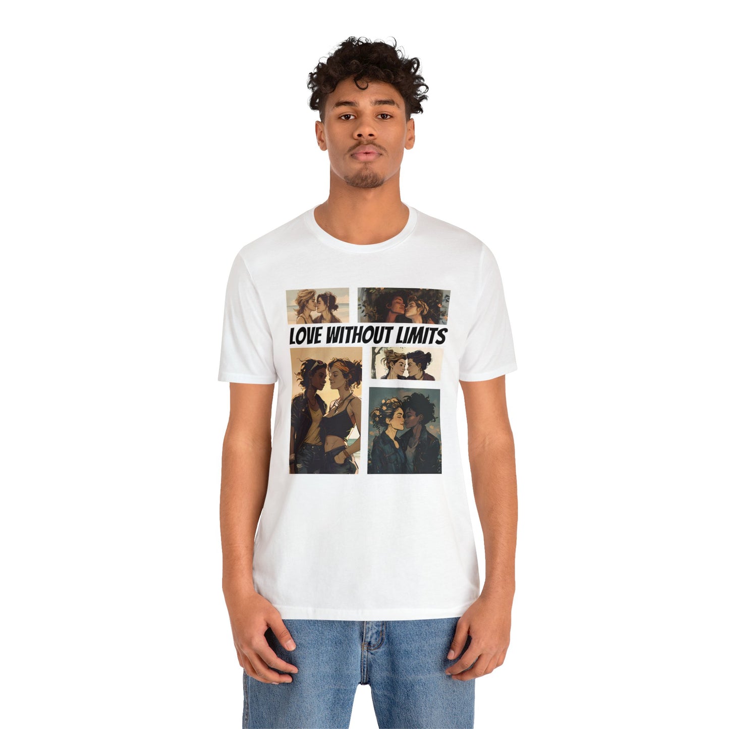 Love Without Limits - Girls - Unisex T-Shirt - T-Shirt - White - | The Lucky Wombat