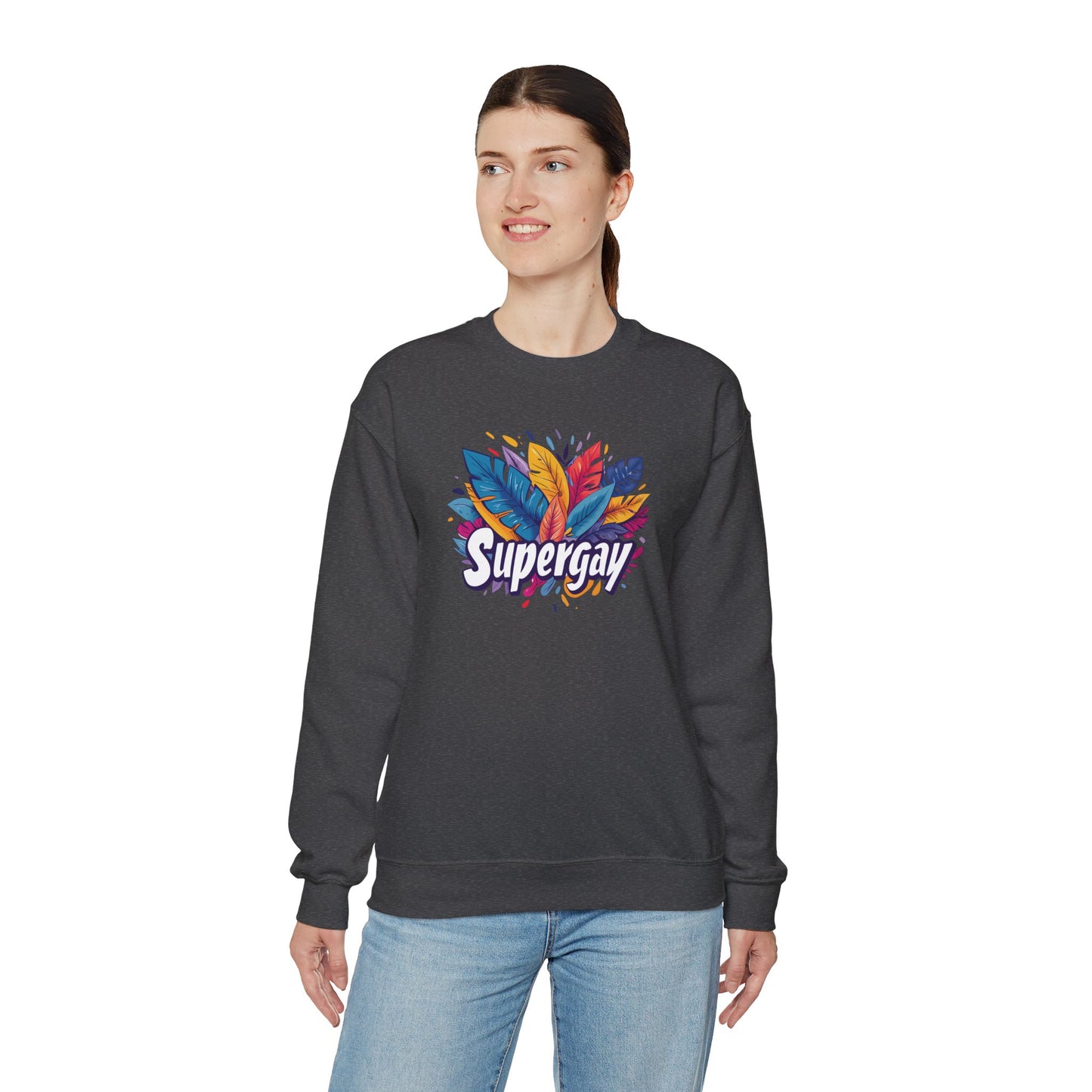 Supergay Unisex Sweatshirt - Sweatshirt - The Lucky Wombat