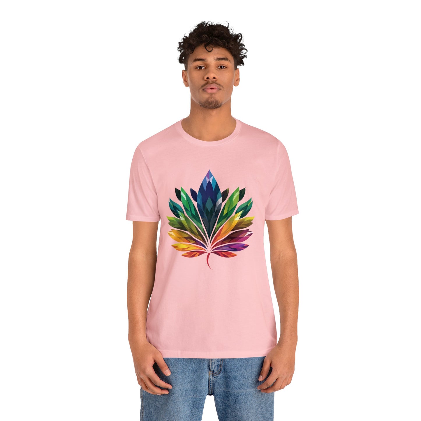 Rainbow-coloured Leaf - Unisex T-shirt