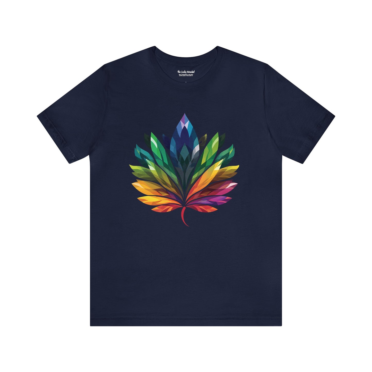 Rainbow-coloured Leaf - Unisex T-shirt