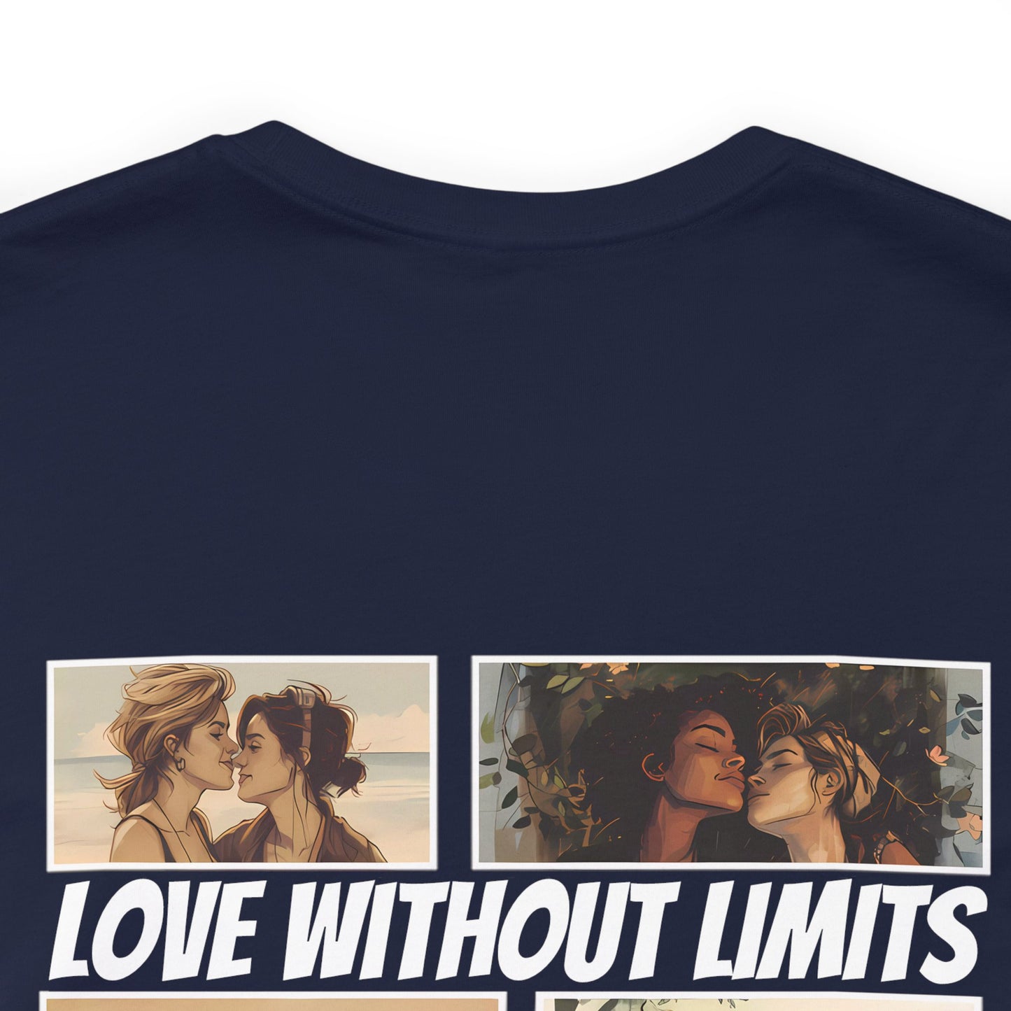Love Without Limits - Girls - Unisex T-Shirt - T-Shirt - Navy - | The Lucky Wombat