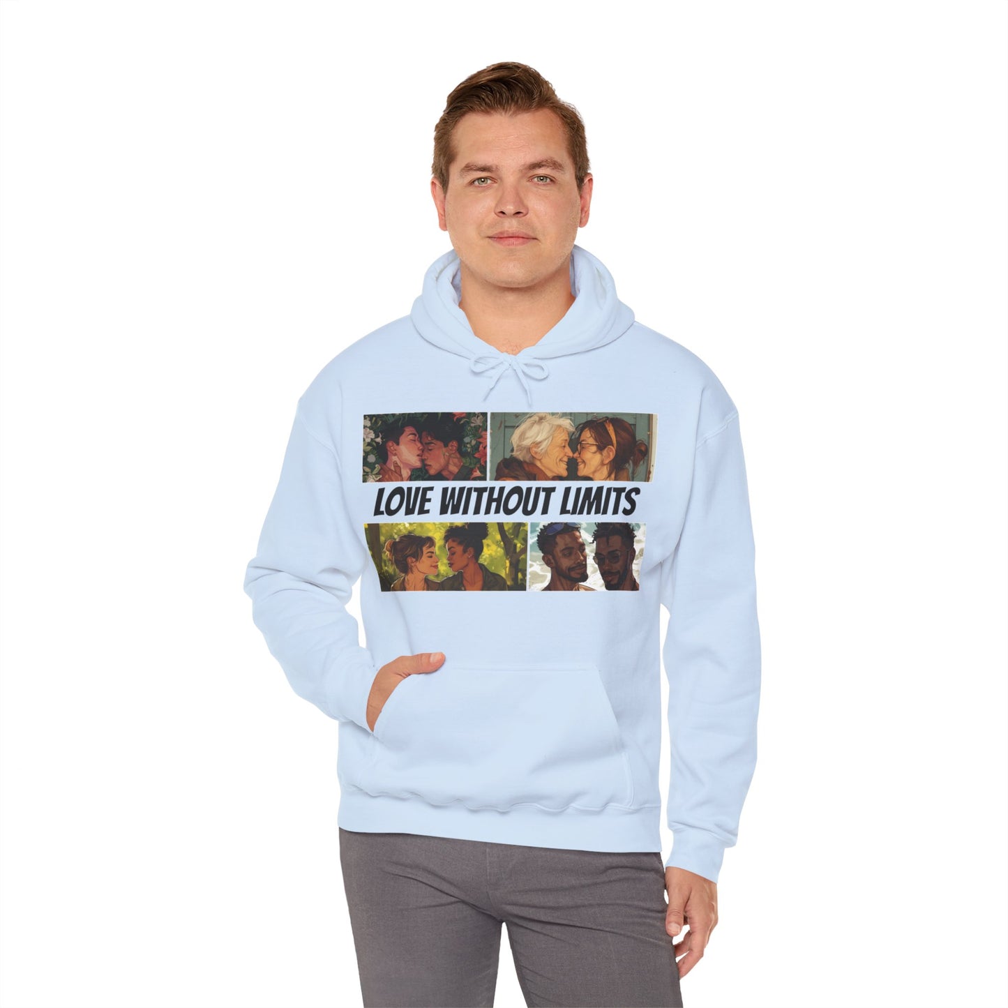Love Without Limits - V003 - Unisex Hoodie