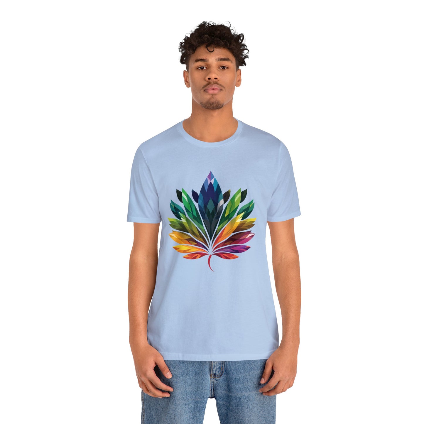 Rainbow-coloured Leaf - Unisex T-shirt