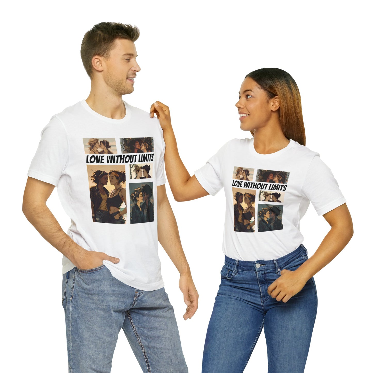 Love Without Limits - Girls - Unisex T-Shirt - T-Shirt - White - | The Lucky Wombat