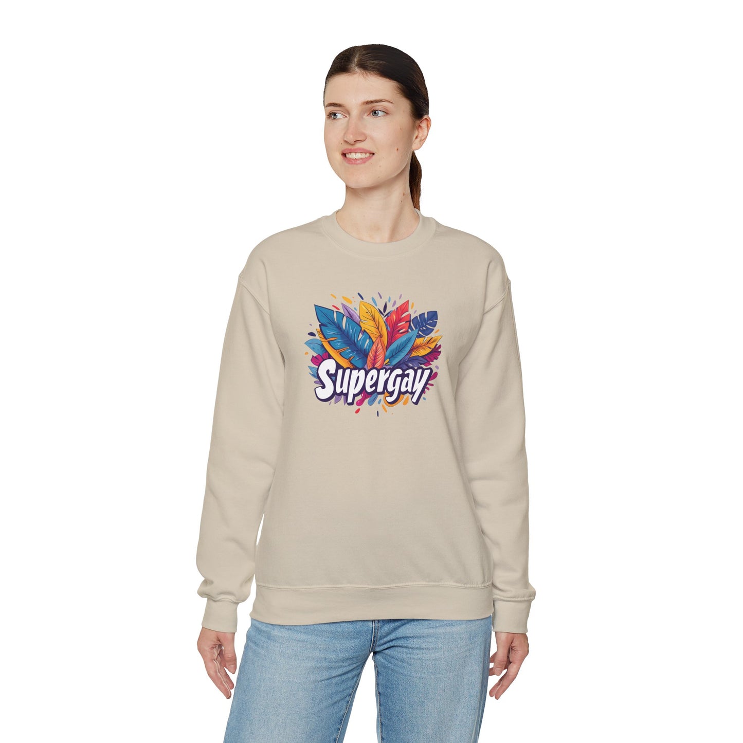 Supergay Unisex Sweatshirt - Sweatshirt - The Lucky Wombat