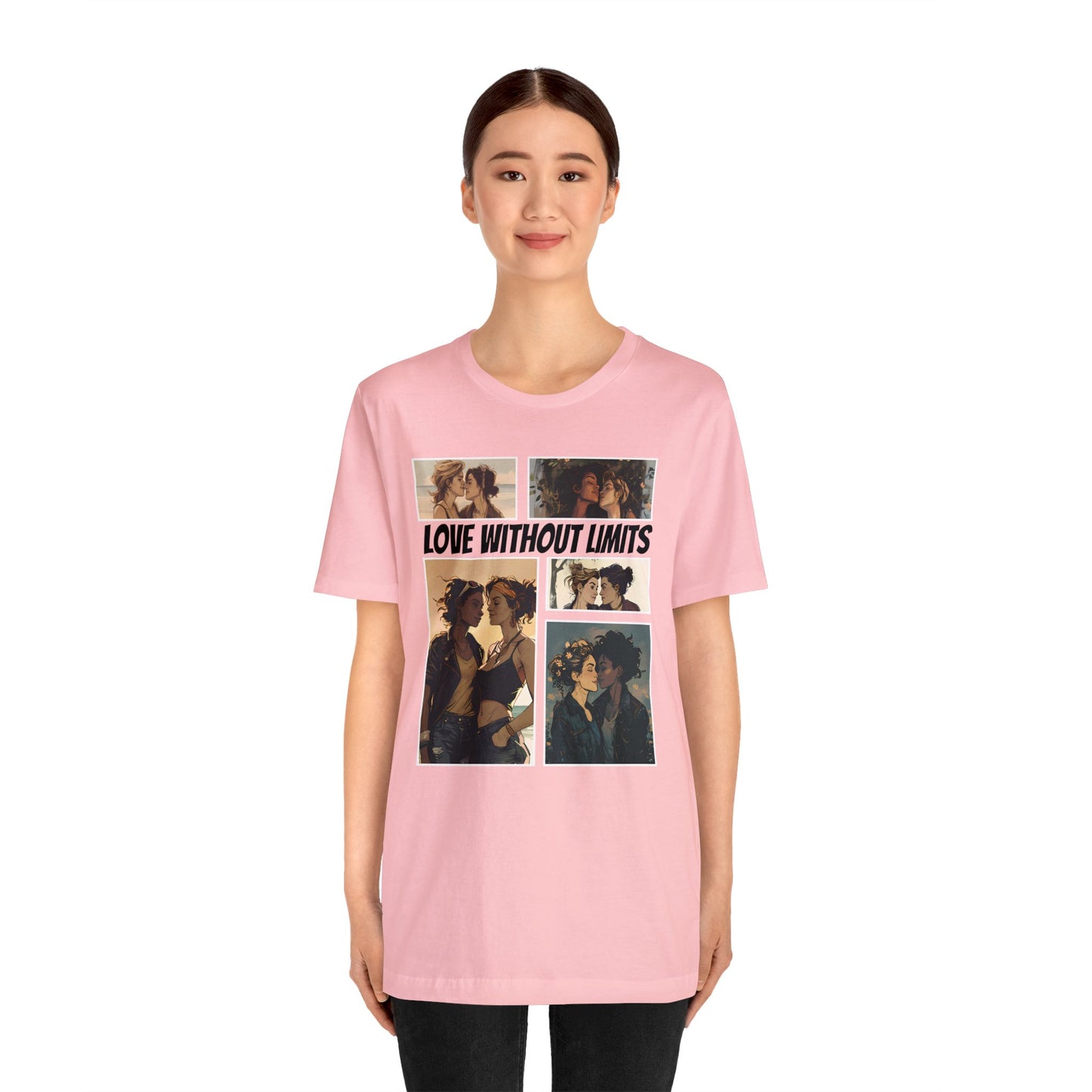 Love Without Limits - Girls - Unisex T-Shirt - T-Shirt - Pink - | The Lucky Wombat