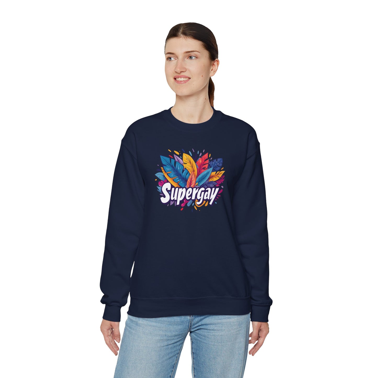 Supergay Unisex Sweatshirt - Sweatshirt - The Lucky Wombat