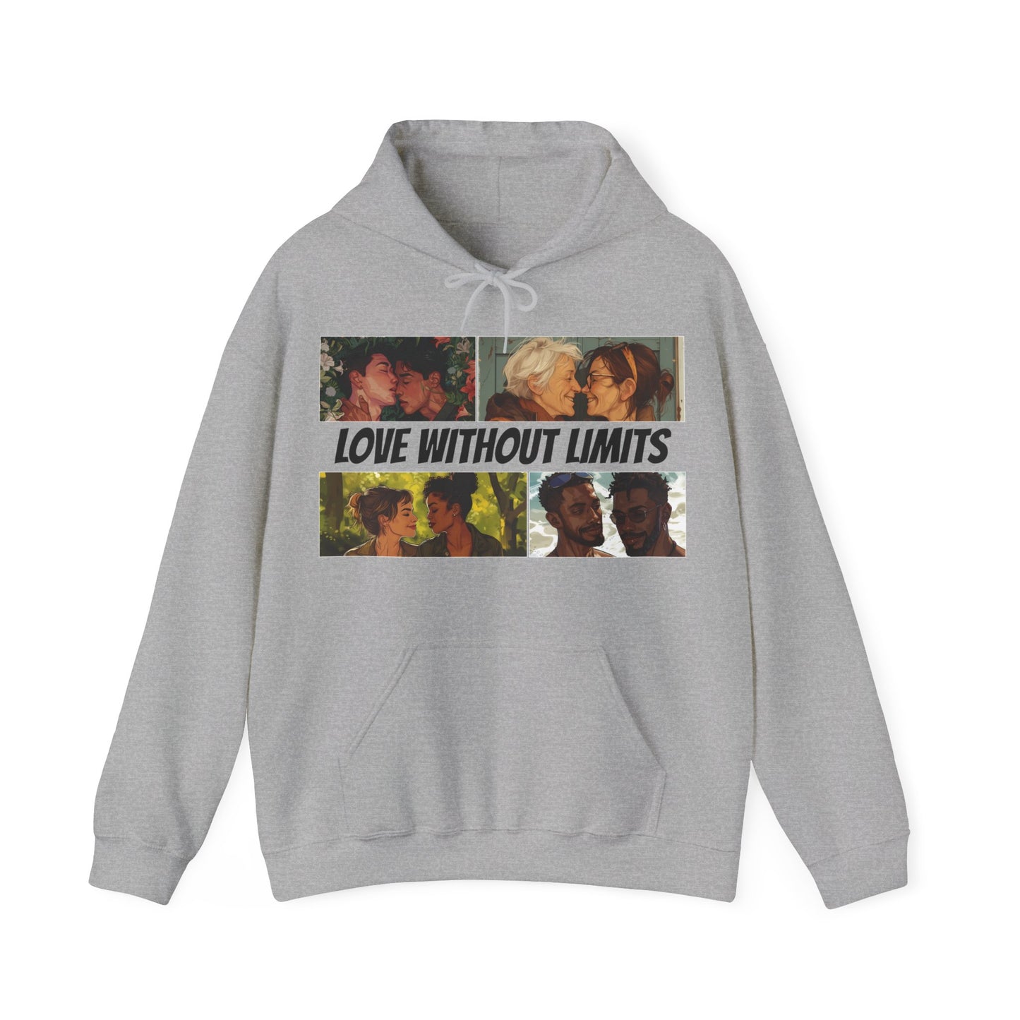 Love Without Limits - V003 - Unisex Hoodie