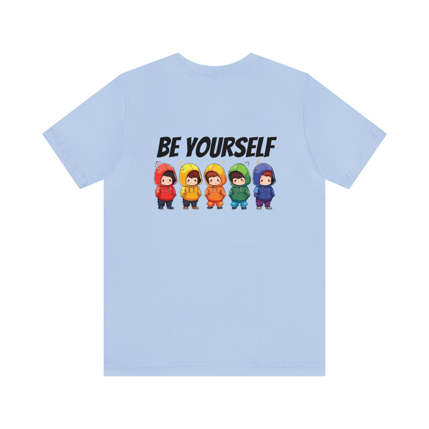 Cutties in Hoodies - Unisex T-Shirt - T-Shirt - Baby Blue - The Lucky Wombat