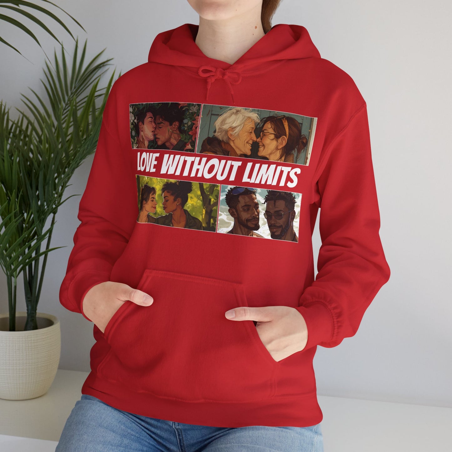 Love Without Limits - V003 - Unisex Hoodie