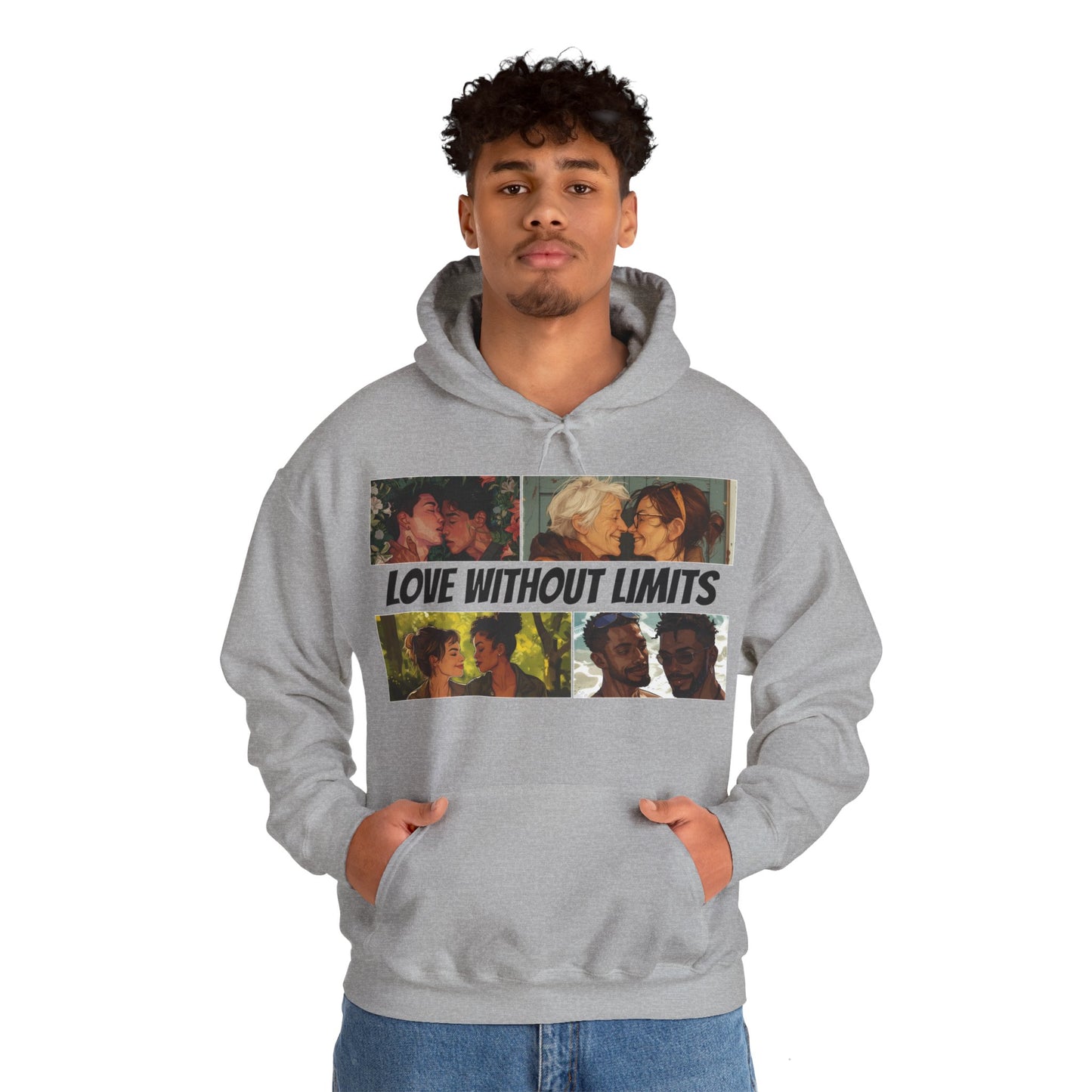 Love Without Limits - V003 - Unisex Hoodie
