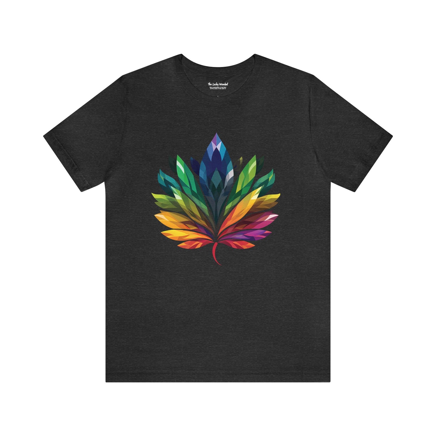 Rainbow-coloured Leaf - Unisex T-shirt