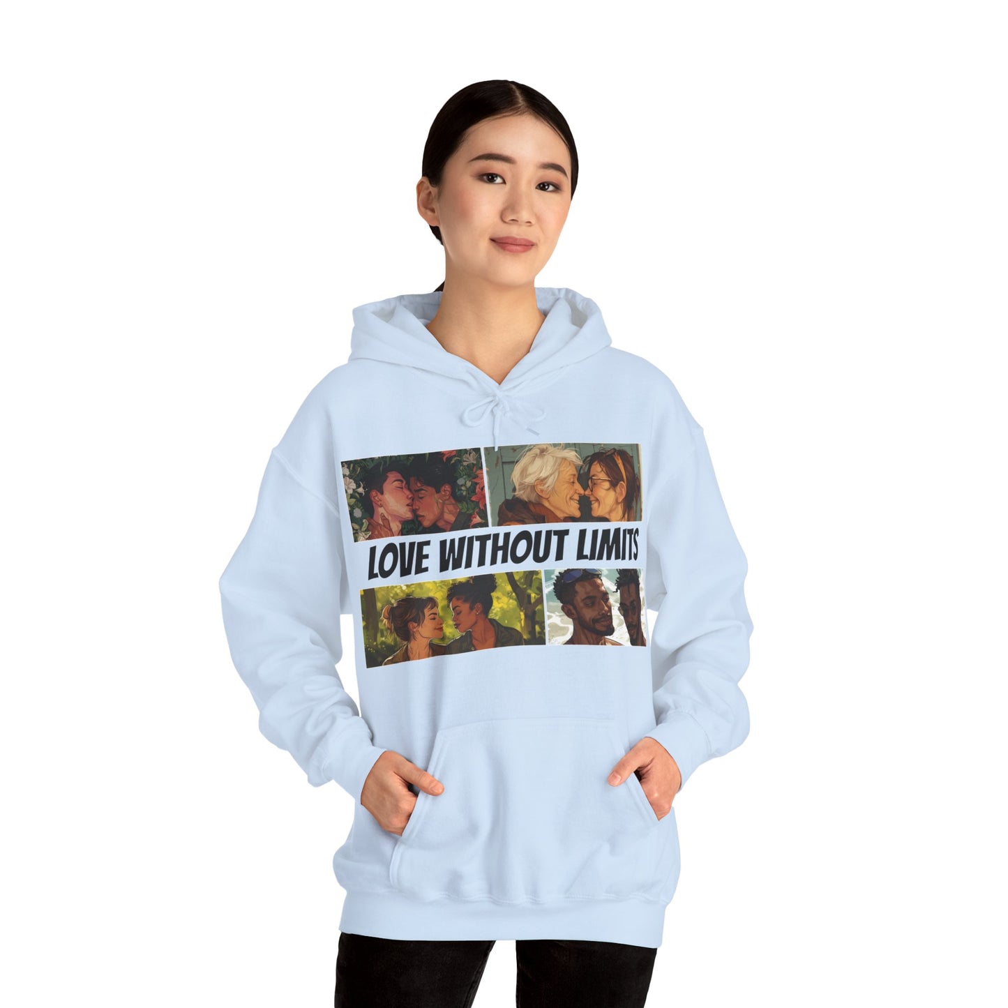 Love Without Limits - V003 - Unisex Hoodie