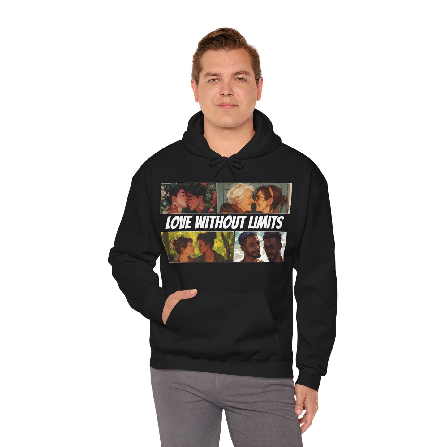Love Without Limits - V003 - Unisex Hoodie
