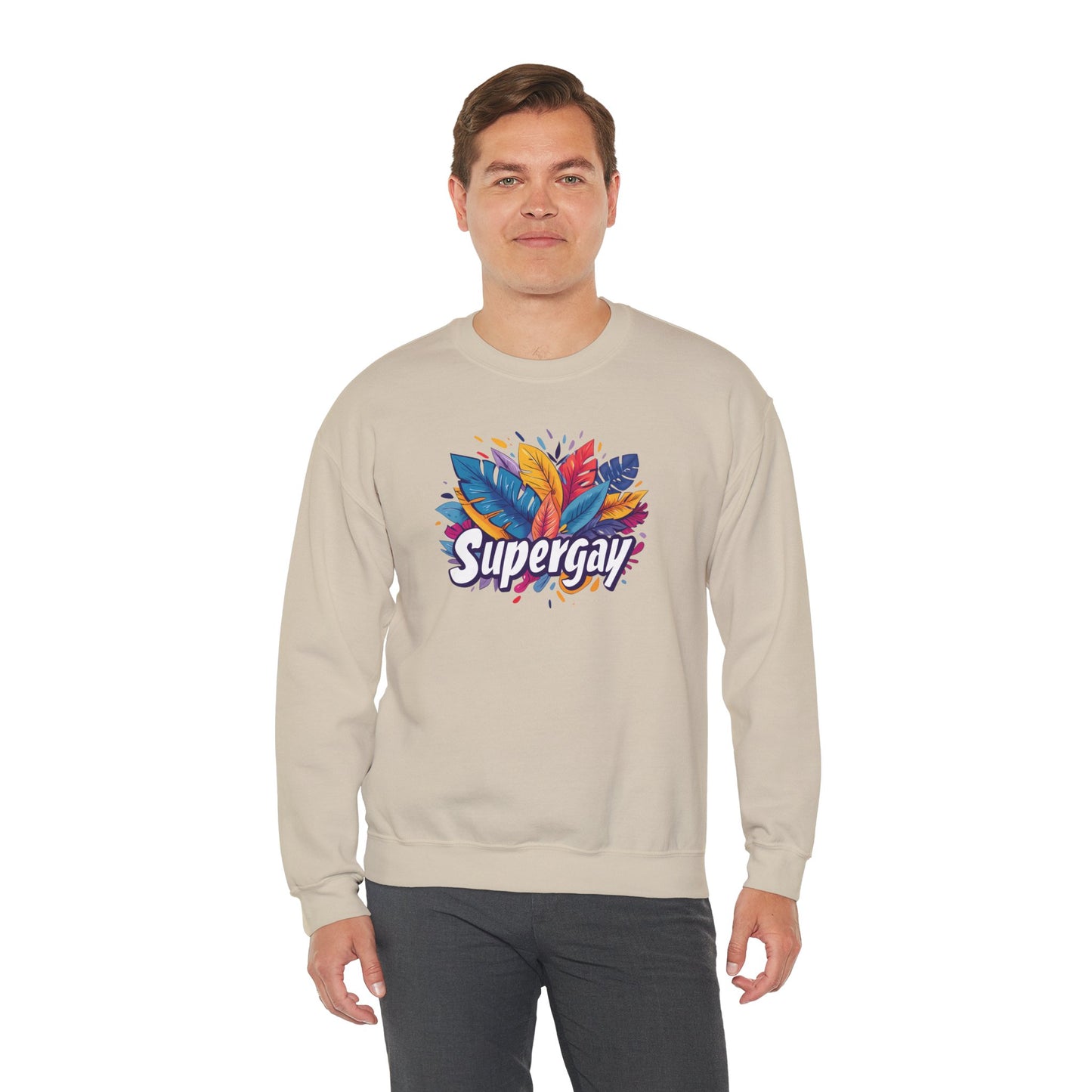 Supergay Unisex Sweatshirt - Sweatshirt - The Lucky Wombat