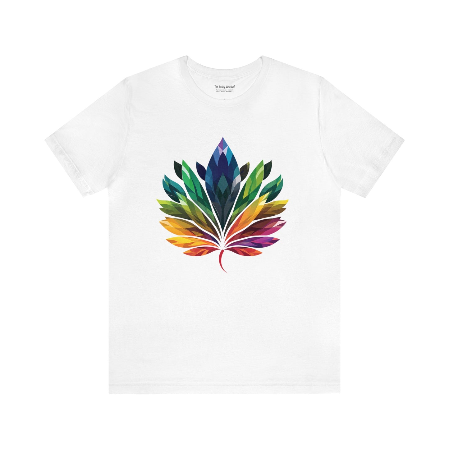 Rainbow-coloured Leaf - Unisex T-shirt