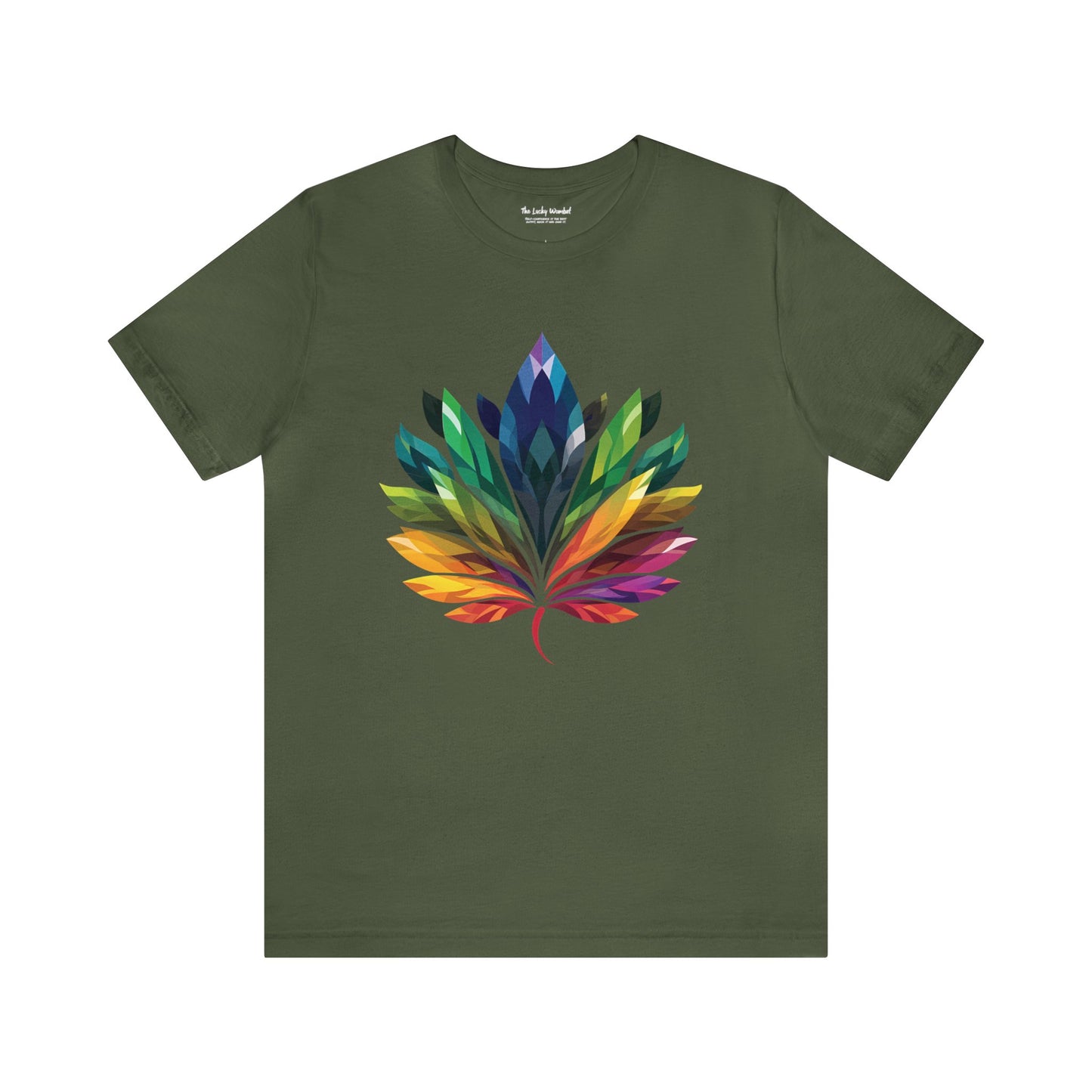 Rainbow-coloured Leaf - Unisex T-shirt