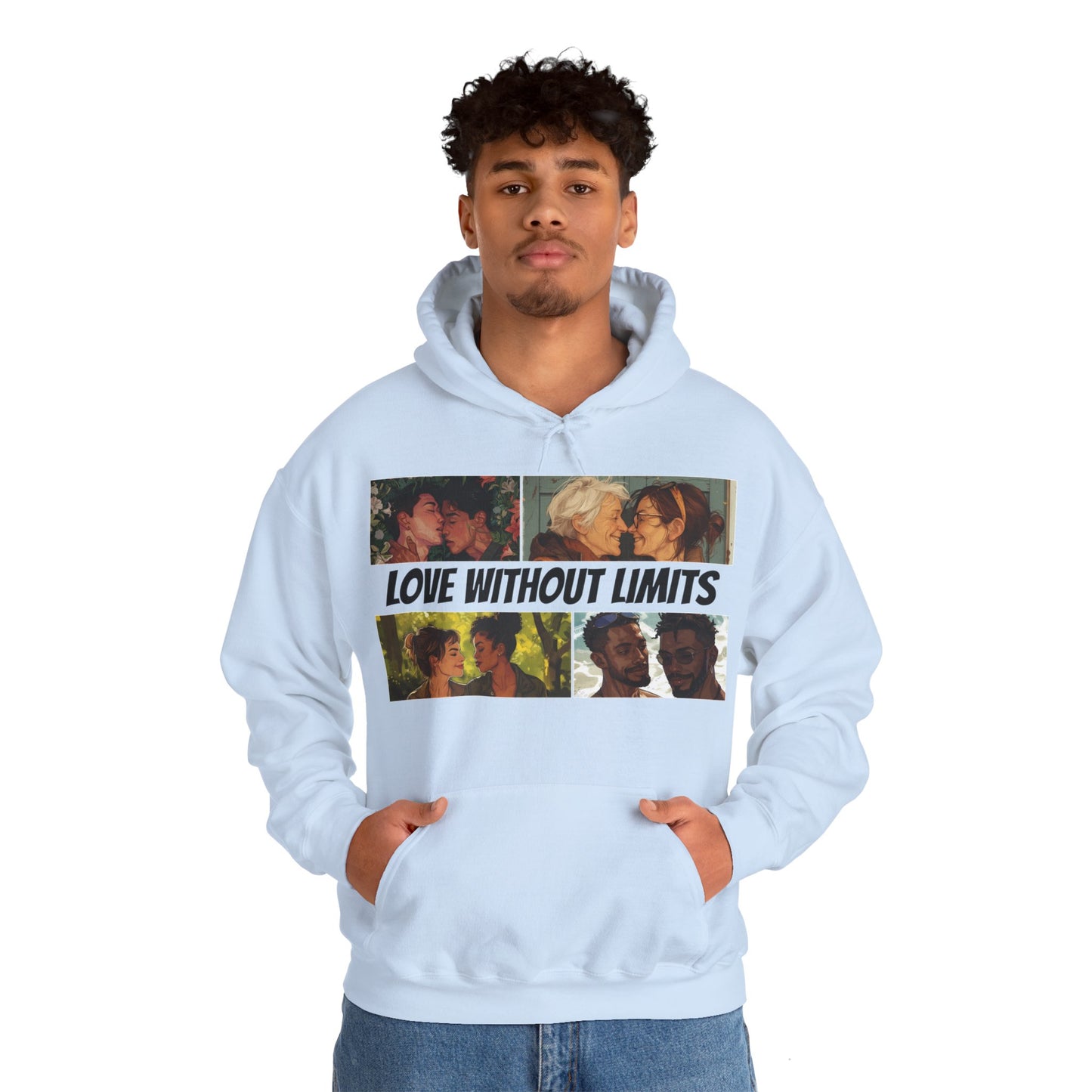 Love Without Limits - V003 - Unisex Hoodie