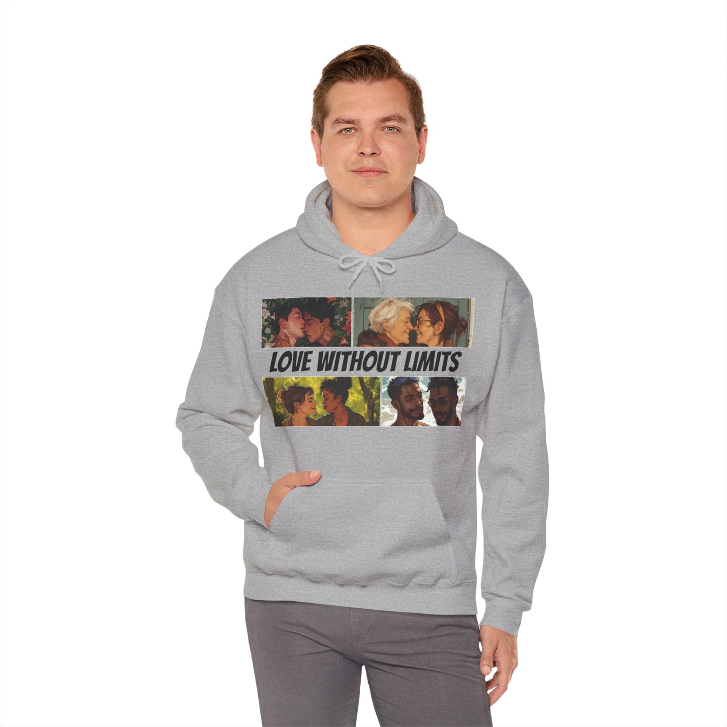 Love Without Limits - V003 - Unisex Hoodie