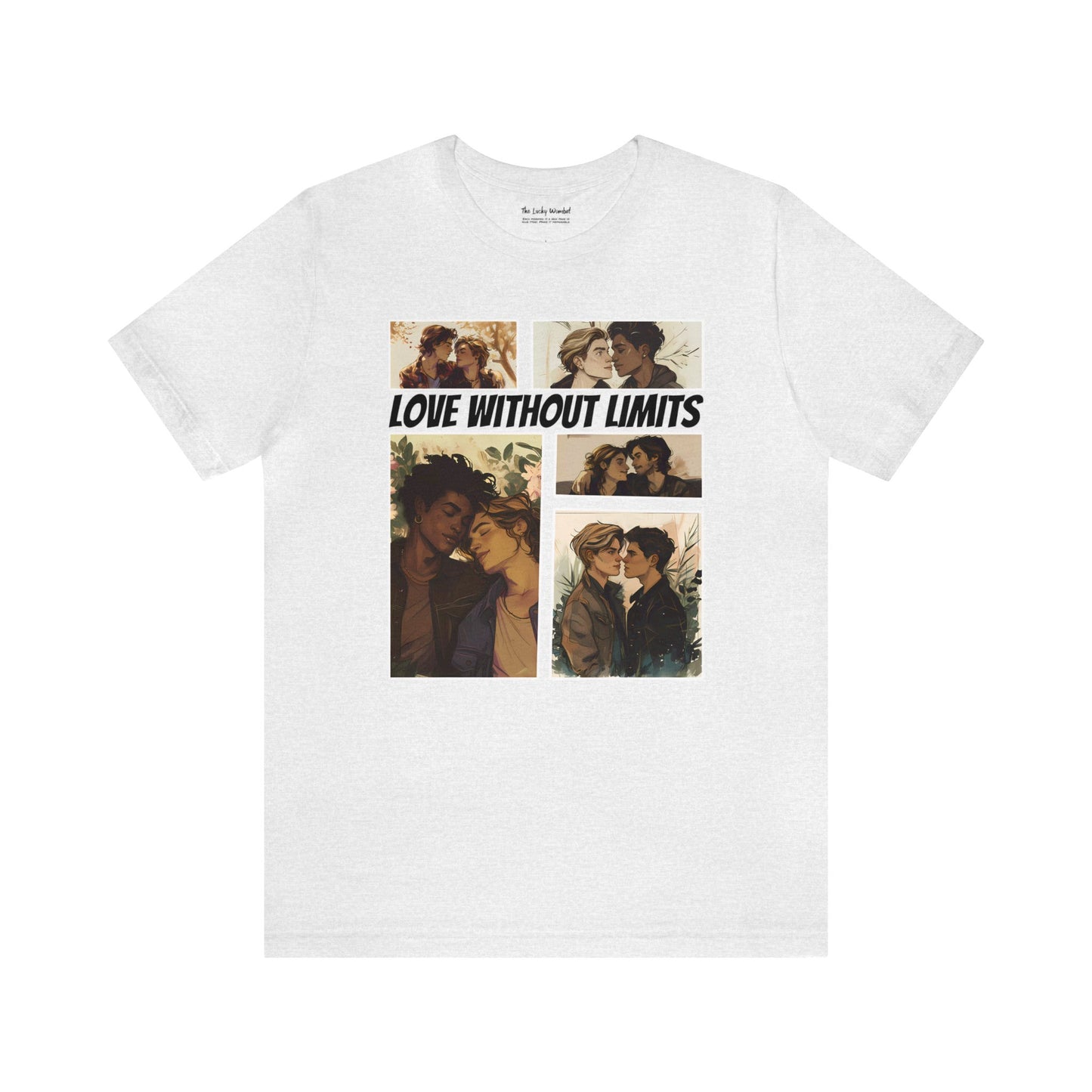 Love Without Limits - Boys - Unisex T-Shirt - T-Shirt - Ash The Lucky Wombat