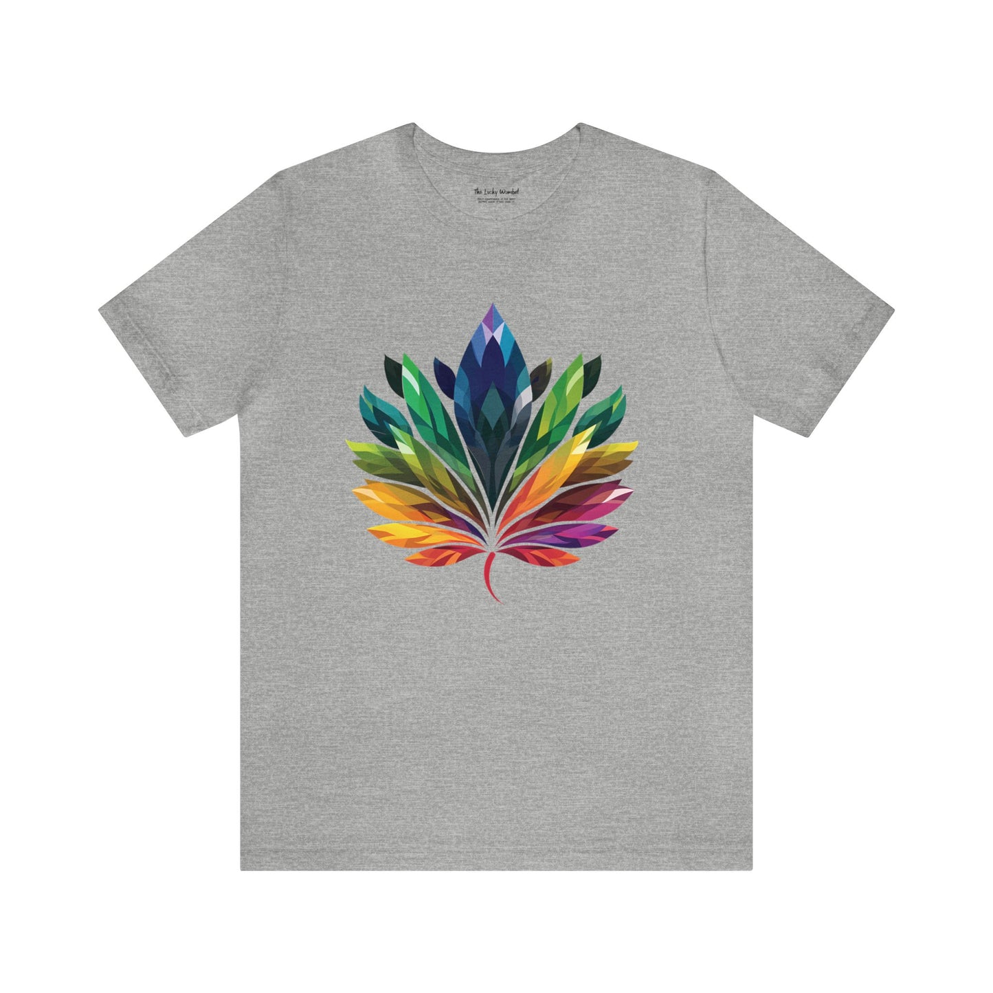 Rainbow-coloured Leaf - Unisex T-shirt