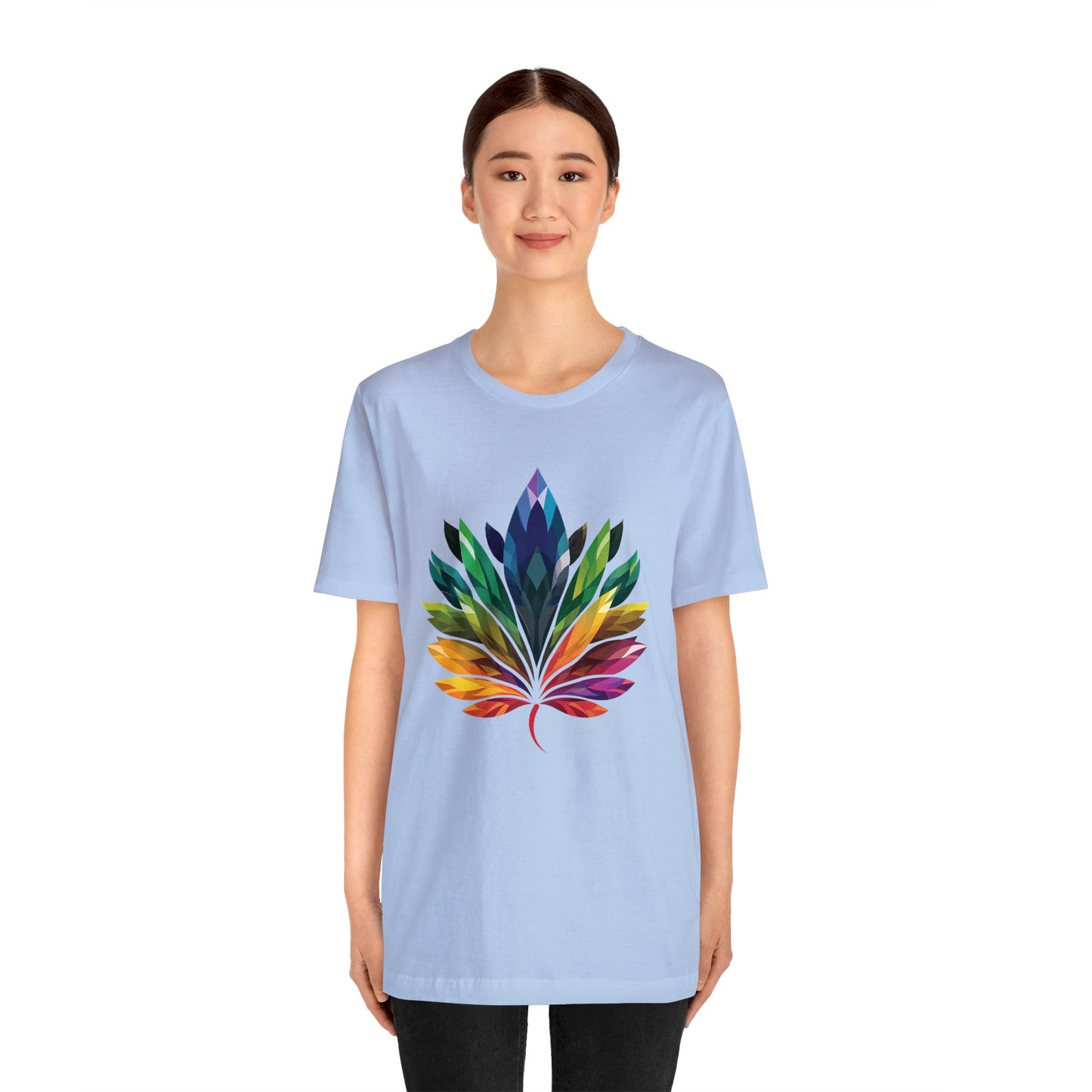 Rainbow-coloured Leaf - Unisex T-shirt
