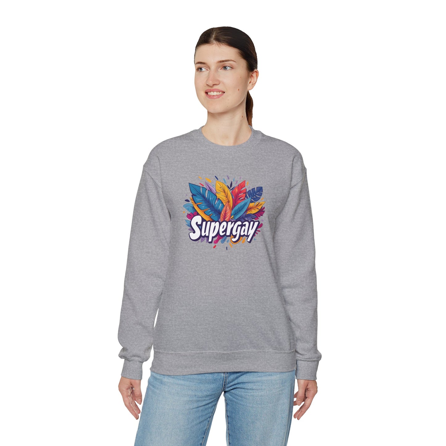 Supergay Unisex Sweatshirt - Sweatshirt - The Lucky Wombat