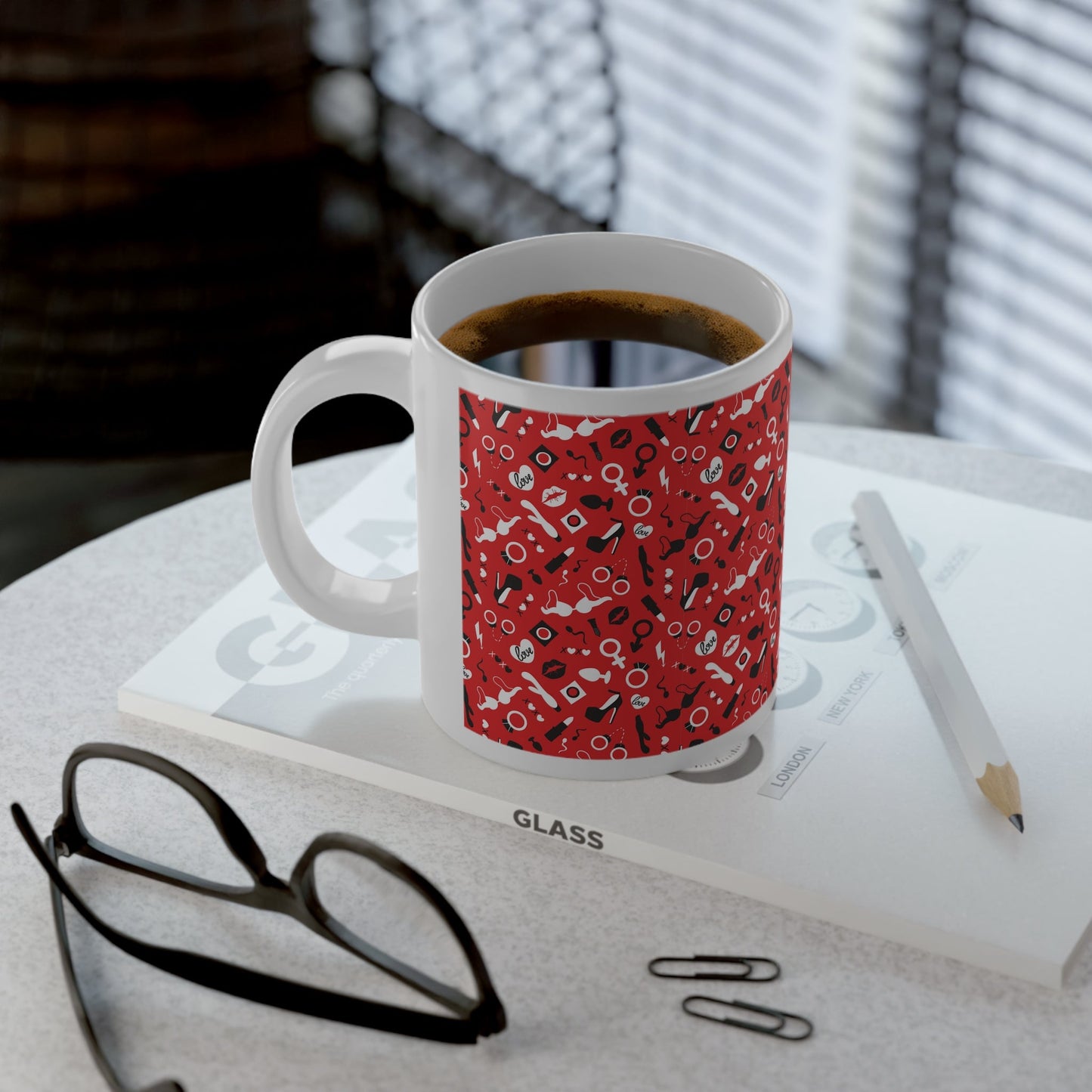 Adult Sex Toys, Red Mega Mug, 20oz - Mug - The Lucky Wombat