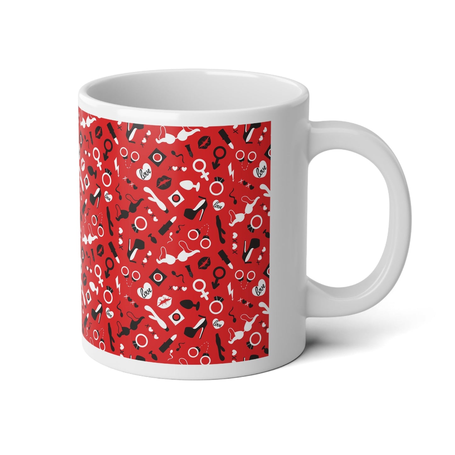 Adult Sex Toys, Red Mega Mug, 20oz - Mug - The Lucky Wombat