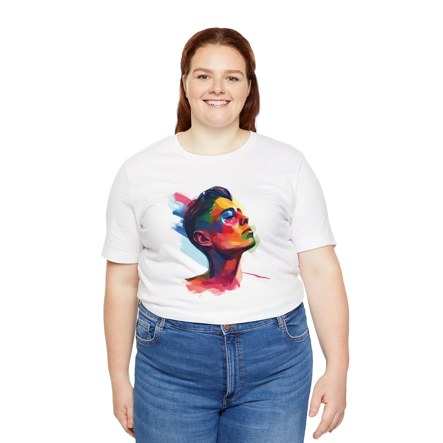 Colorful LGBTQ Girl - Unisex T-shirt - T-Shirt - The Lucky Wombat