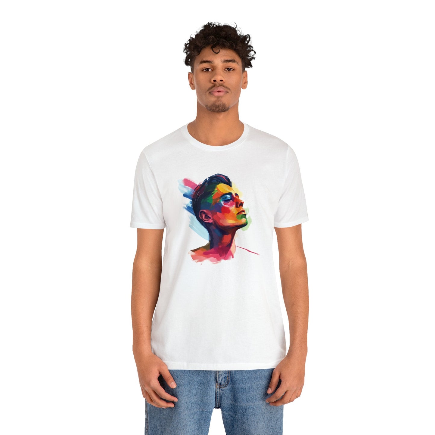 Colorful LGBTQ Girl - Unisex T-shirt - T-Shirt - The Lucky Wombat
