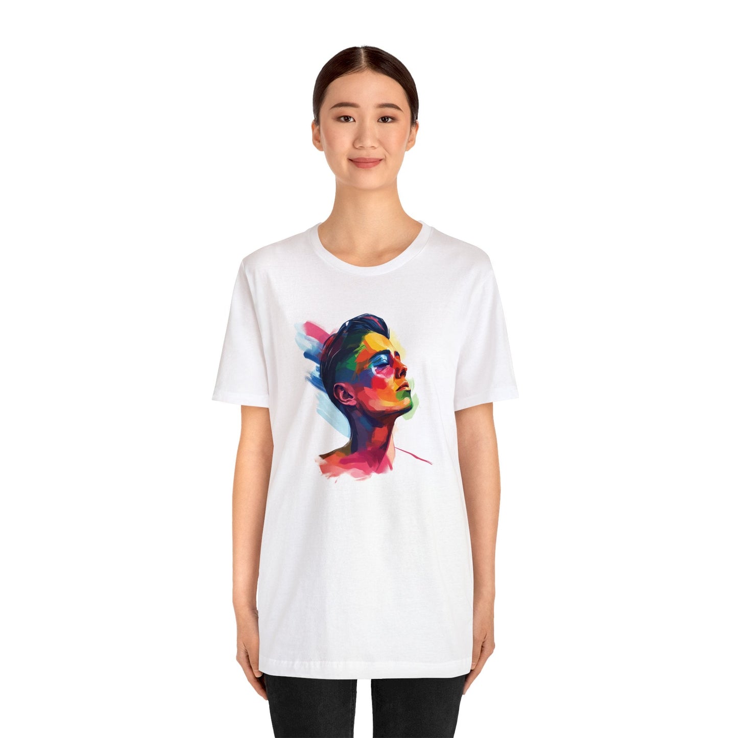 Colorful LGBTQ Girl - Unisex T-shirt - T-Shirt - The Lucky Wombat