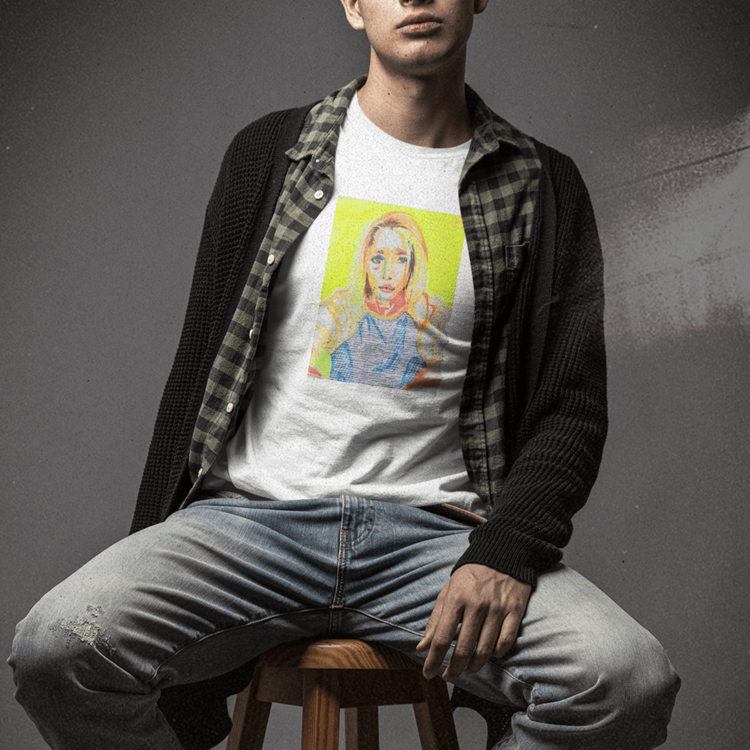 Diego Portrait Tee | Remi Barbie Collection - T-Shirt - The Lucky Wombat