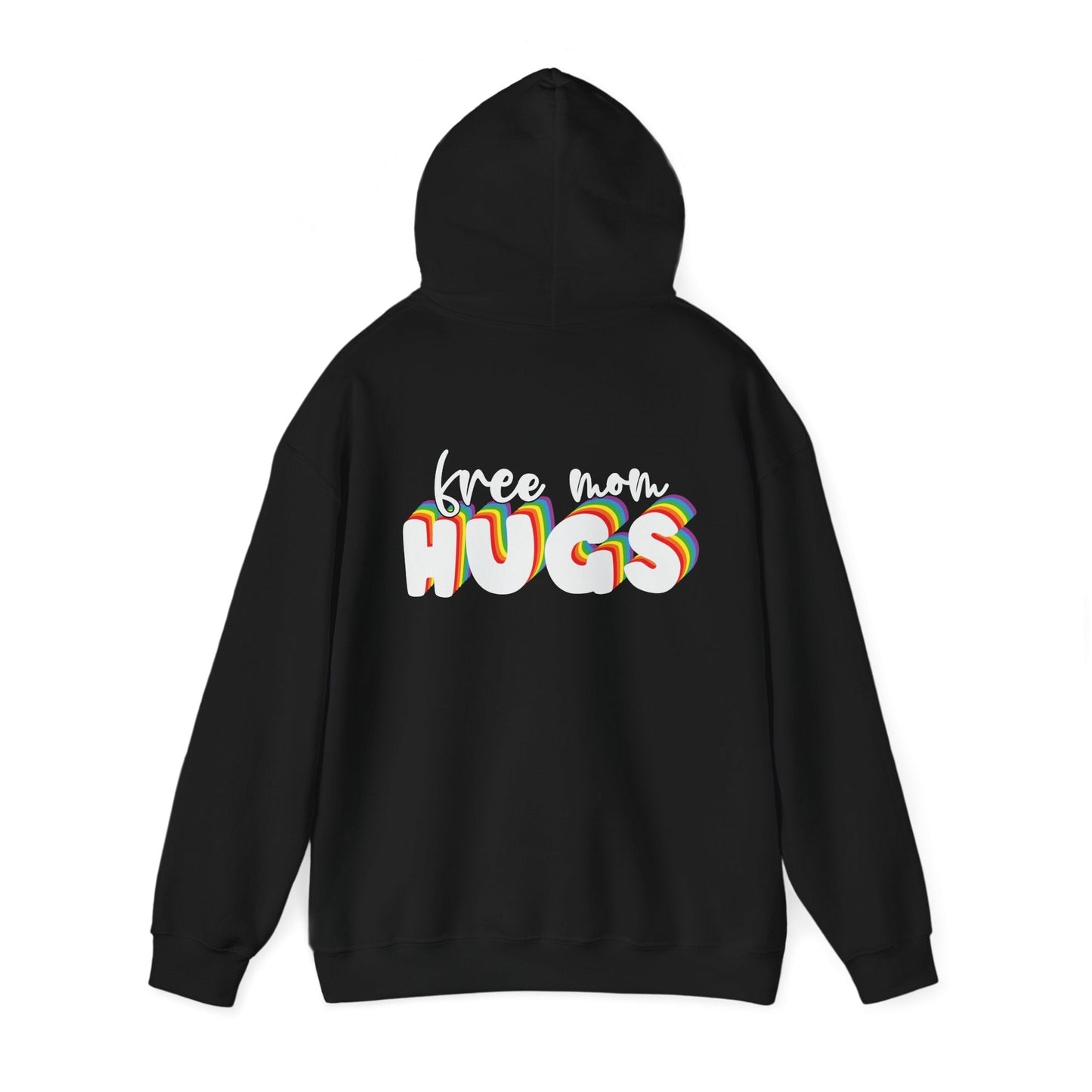 Free Mom Hugs Hoodie - Unisex Hooded Sweatshirt - Hoodie - The Lucky Wombat