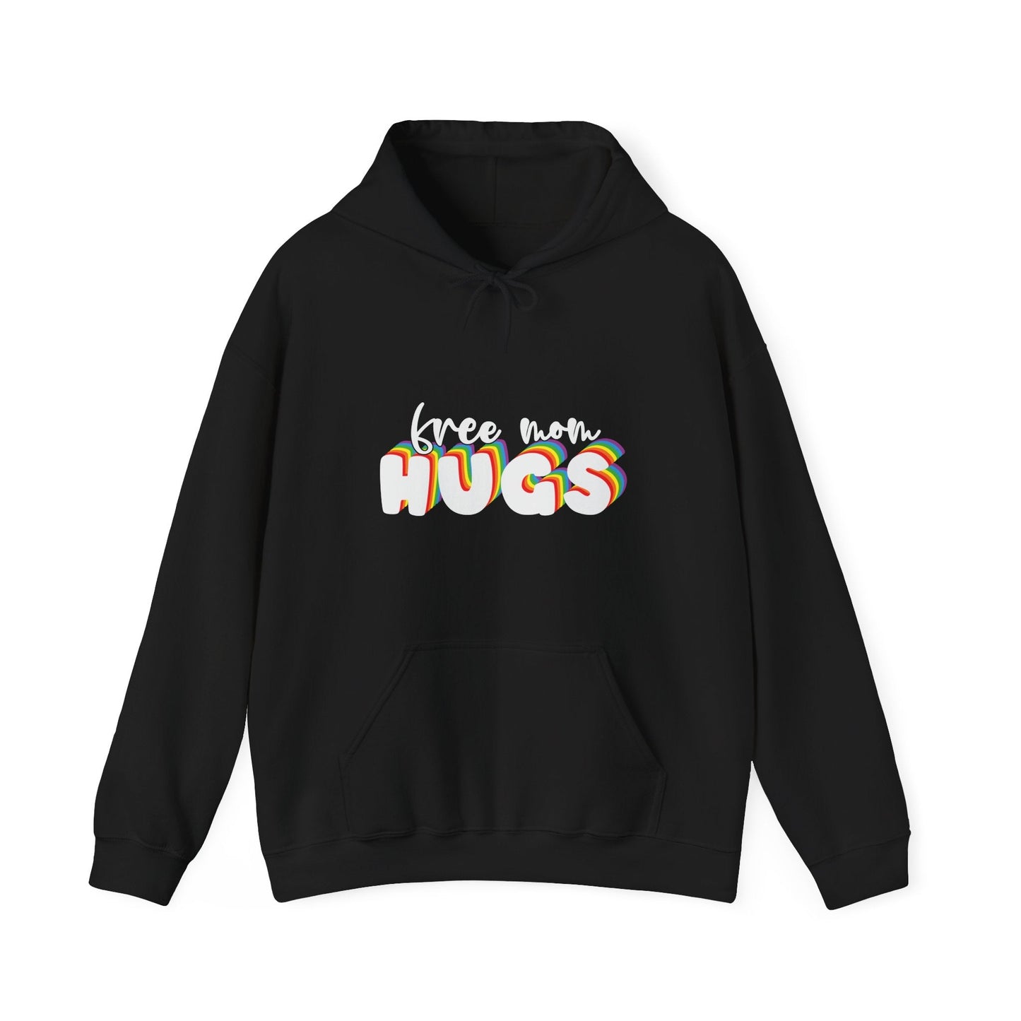 Free Mom Hugs Hoodie - Unisex Hooded Sweatshirt - Hoodie - The Lucky Wombat