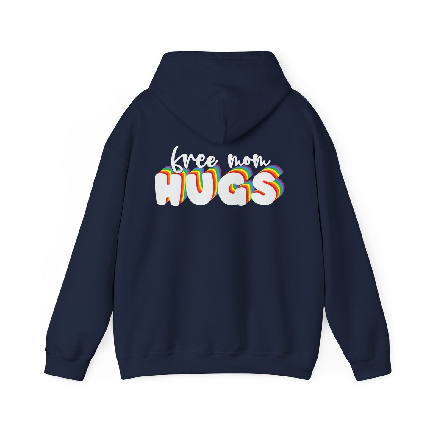 Free Mom Hugs Hoodie - Unisex Hooded Sweatshirt - Hoodie - The Lucky Wombat