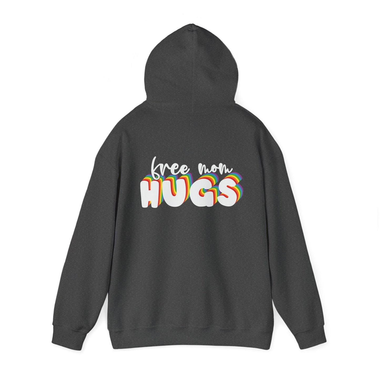 Free Mom Hugs Hoodie - Unisex Hooded Sweatshirt - Hoodie - The Lucky Wombat