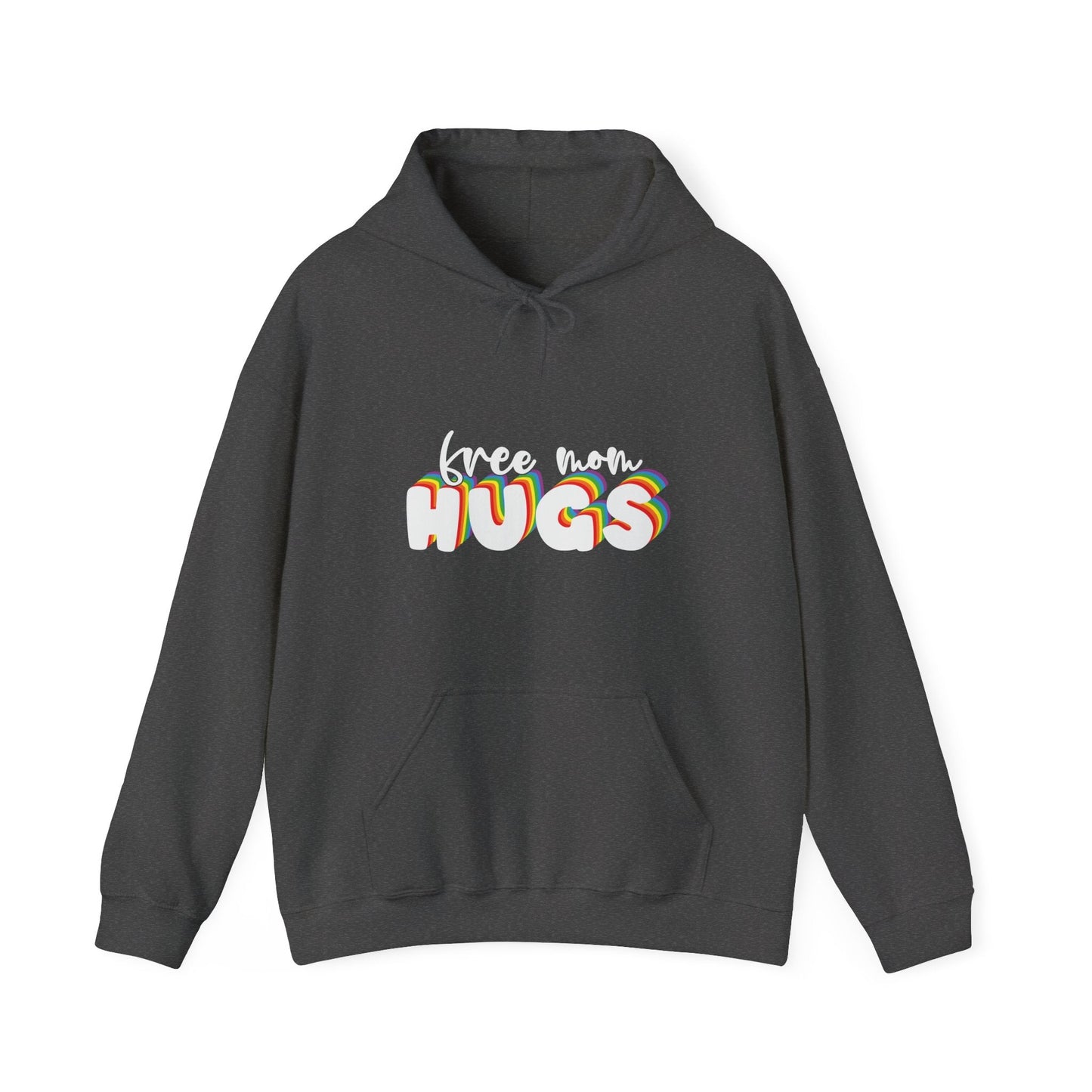 Free Mom Hugs Hoodie - Unisex Hooded Sweatshirt - Hoodie - The Lucky Wombat