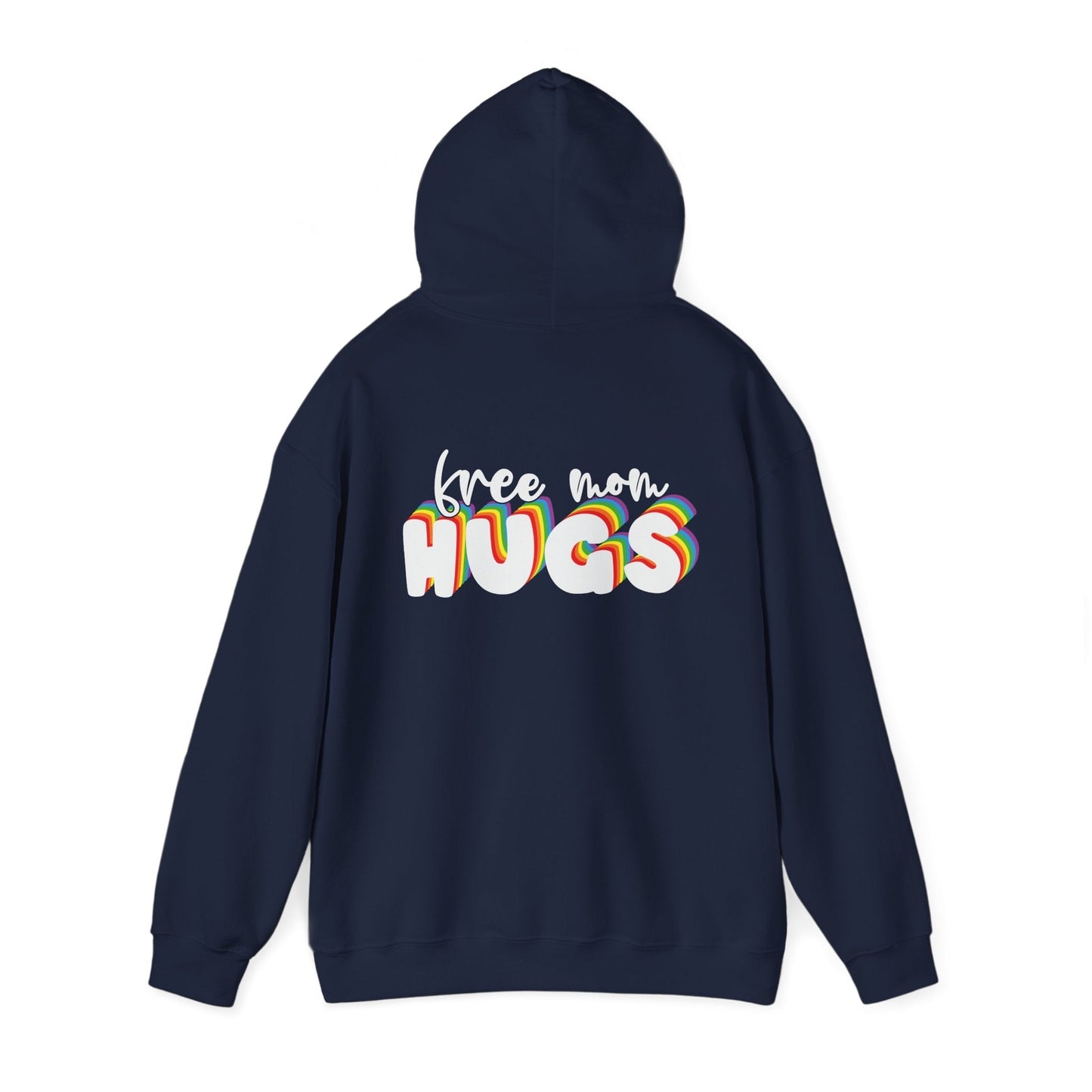 Free Mom Hugs Hoodie - Unisex Hooded Sweatshirt - Hoodie - The Lucky Wombat