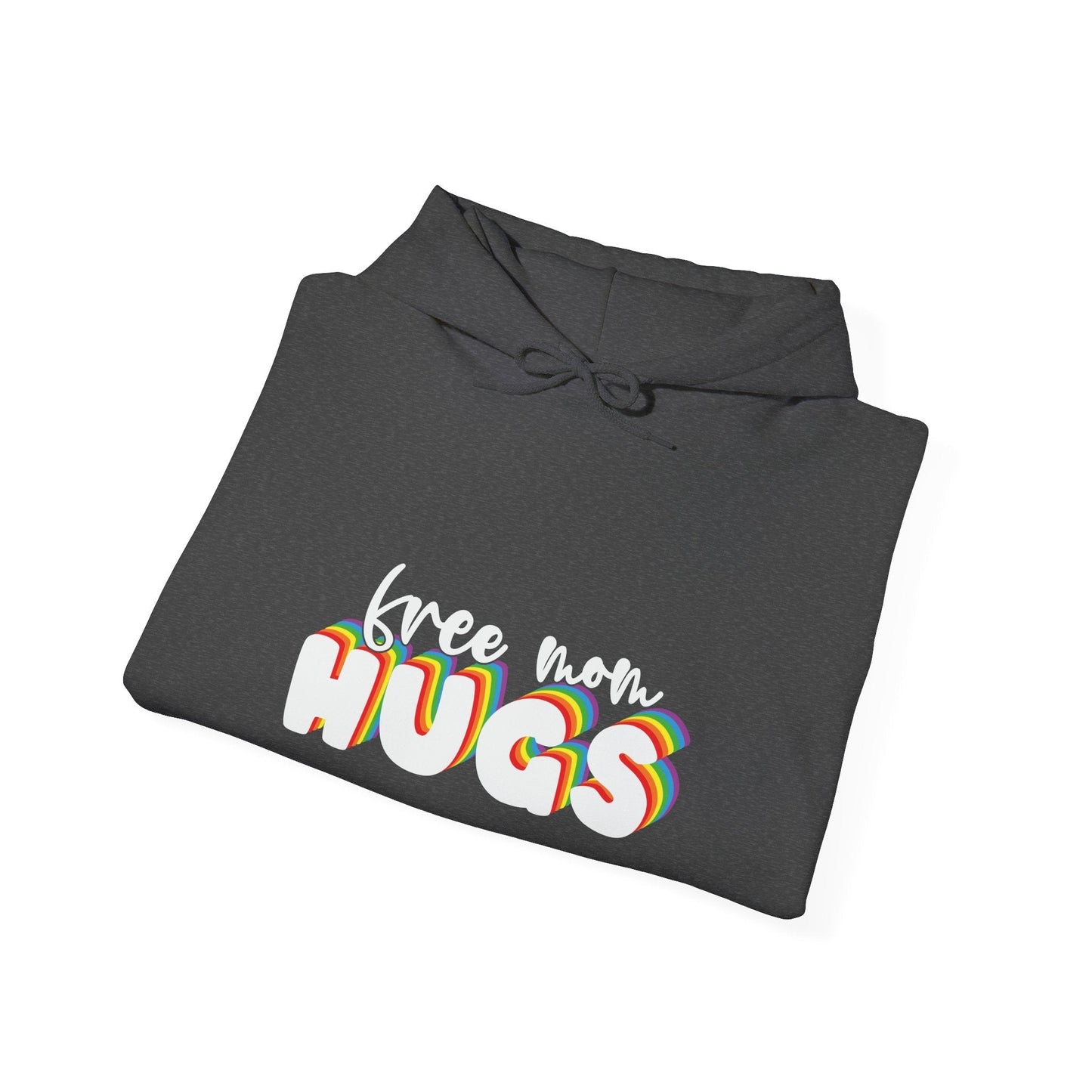 Free Mom Hugs Hoodie - Unisex Hooded Sweatshirt - Hoodie - The Lucky Wombat