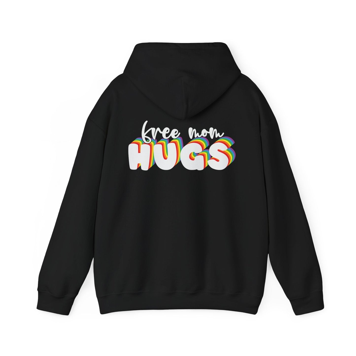 Free Mom Hugs Hoodie - Unisex Hooded Sweatshirt - Hoodie - The Lucky Wombat