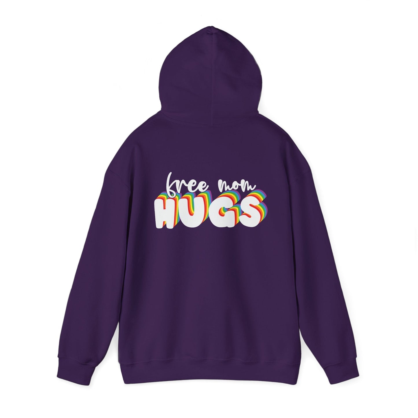 Free Mom Hugs Hoodie - Unisex Hooded Sweatshirt - Hoodie - The Lucky Wombat