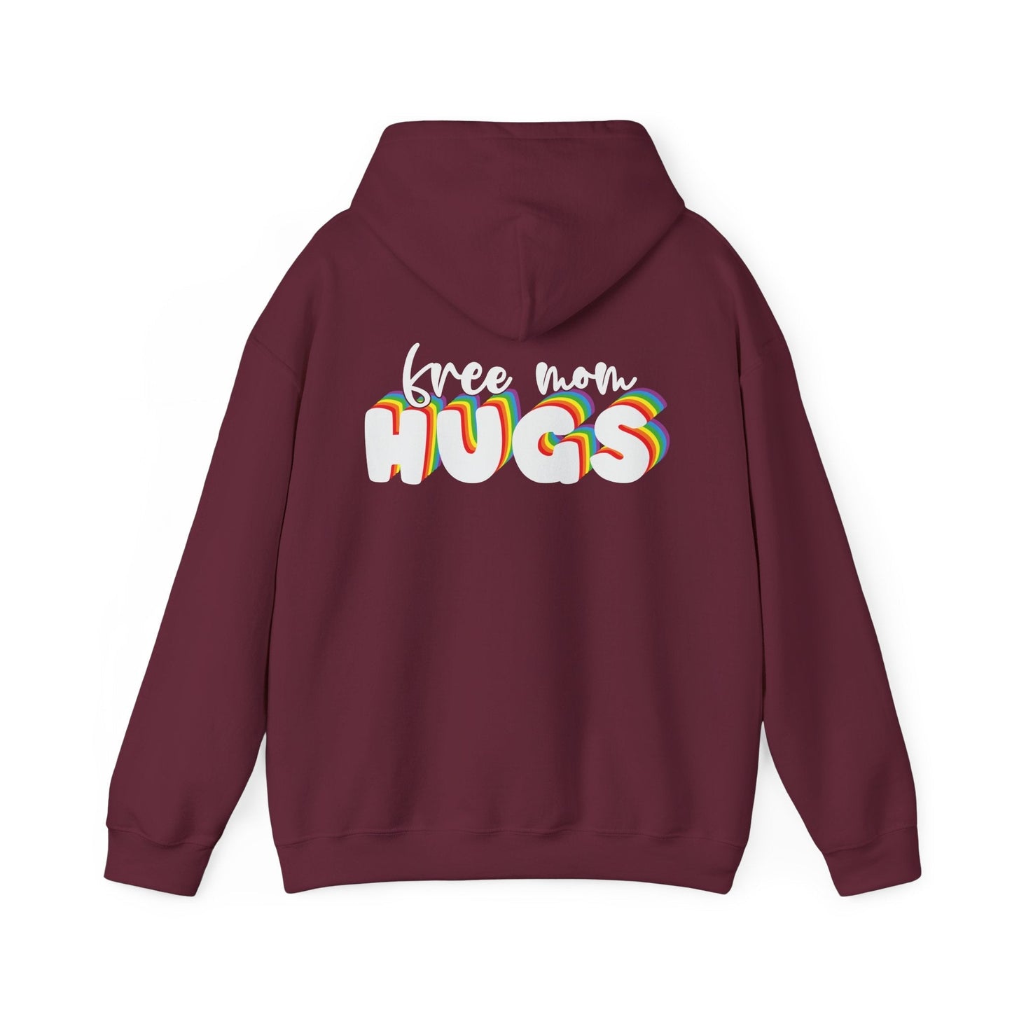 Free Mom Hugs Hoodie - Unisex Hooded Sweatshirt - Hoodie - The Lucky Wombat
