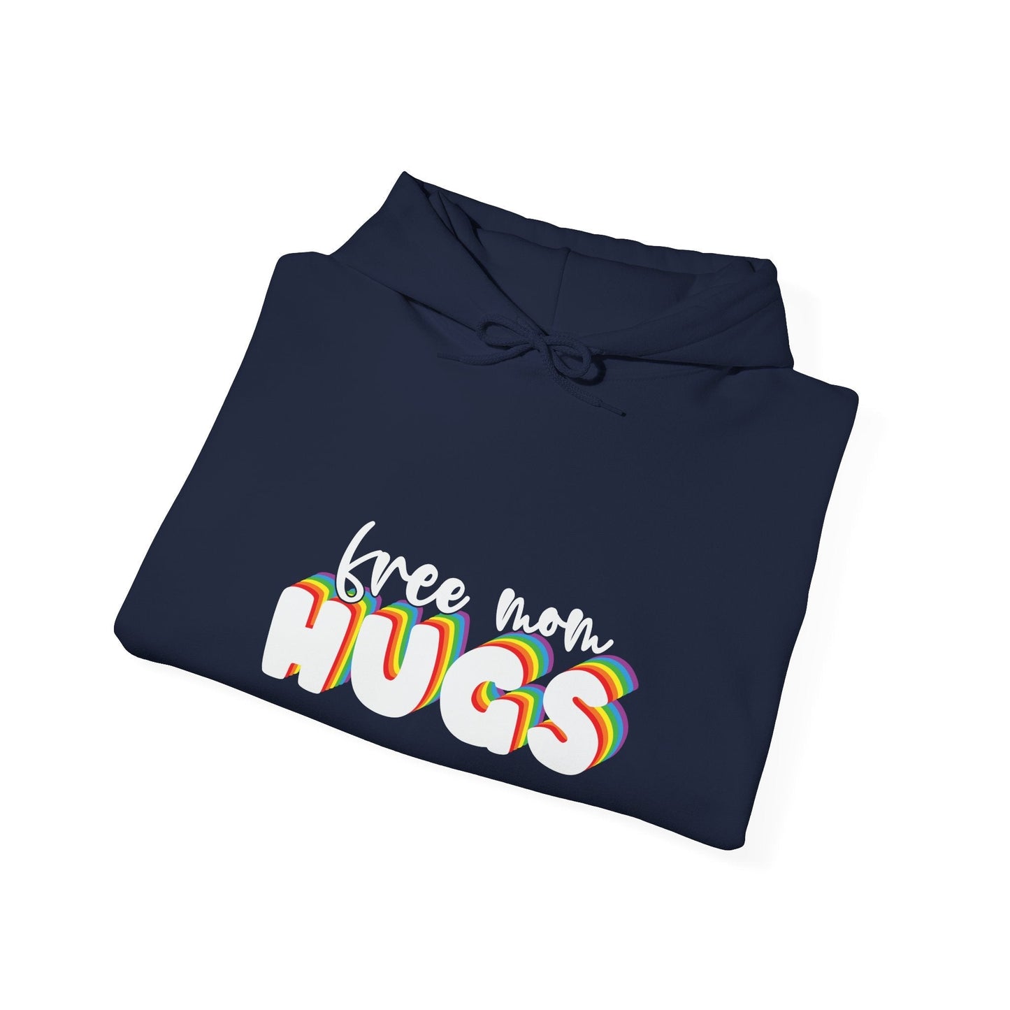 Free Mom Hugs Hoodie - Unisex Hooded Sweatshirt - Hoodie - The Lucky Wombat