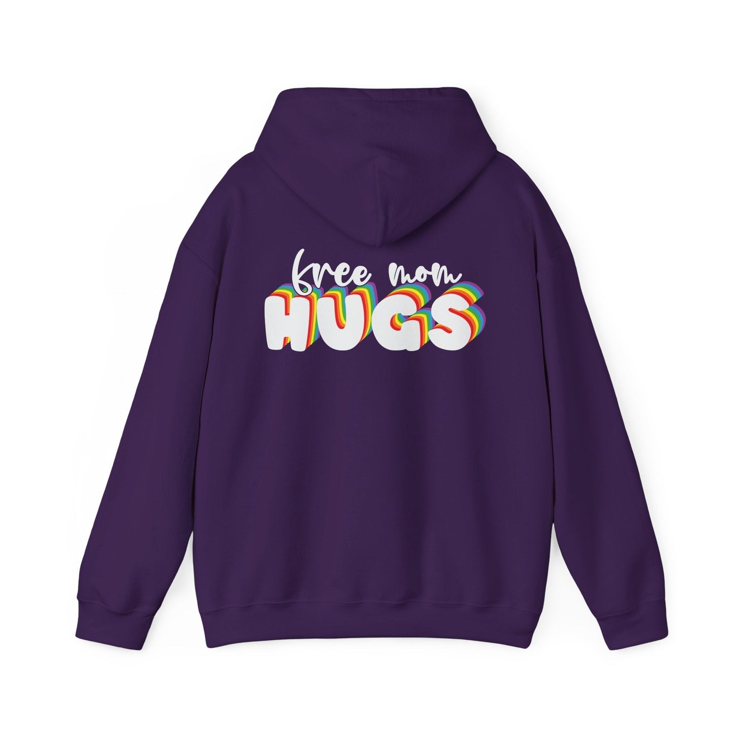 Free Mom Hugs Hoodie - Unisex Hooded Sweatshirt - Hoodie - The Lucky Wombat