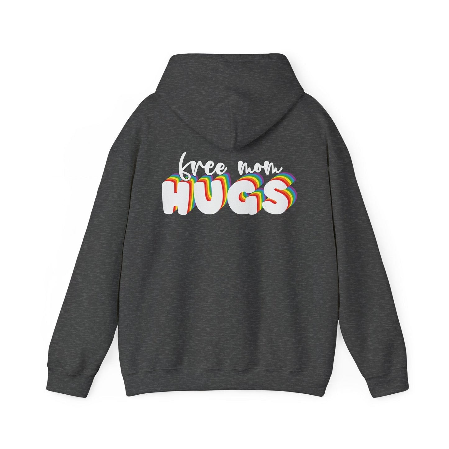 Free Mom Hugs Hoodie - Unisex Hooded Sweatshirt - Hoodie - The Lucky Wombat