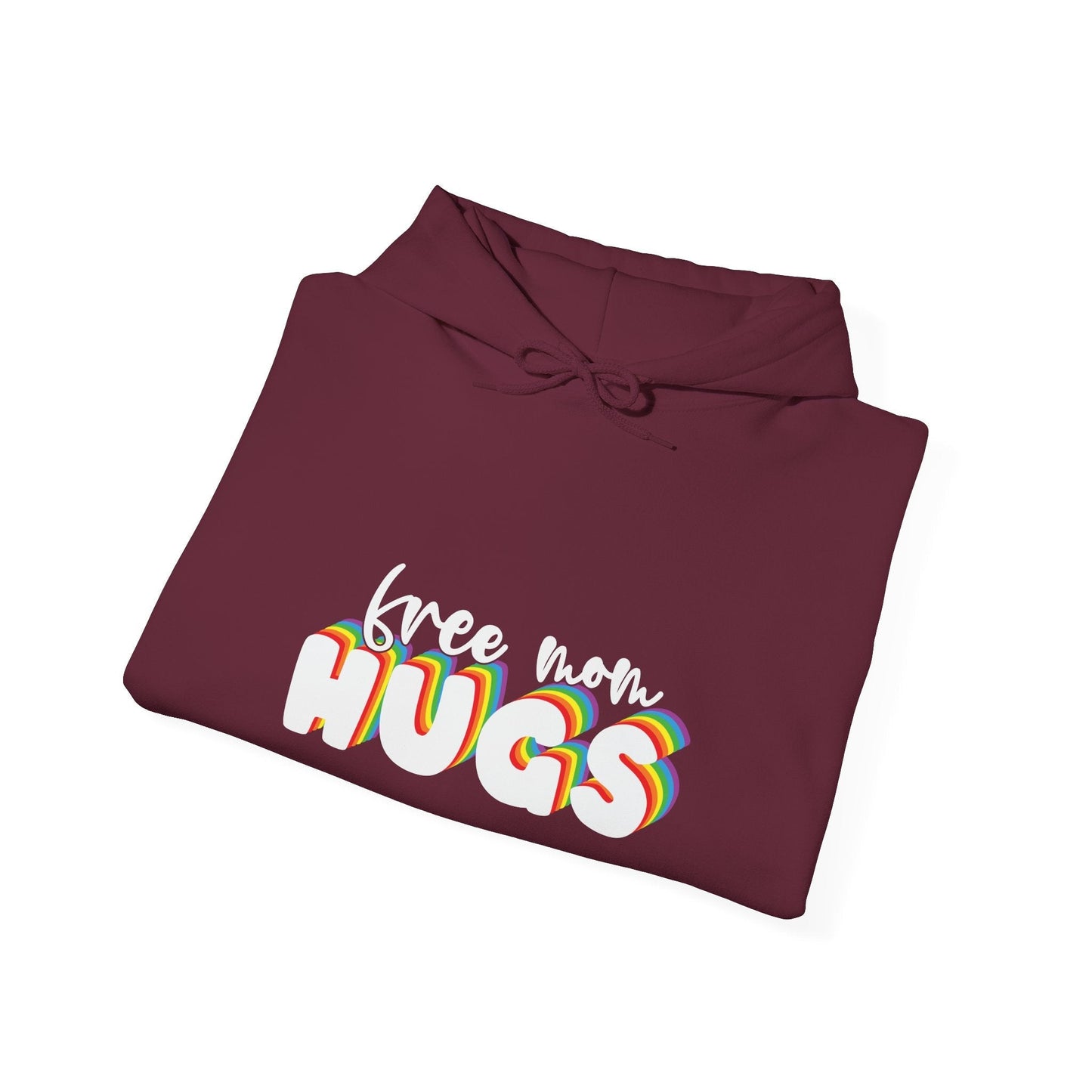 Free Mom Hugs Hoodie - Unisex Hooded Sweatshirt - Hoodie - The Lucky Wombat