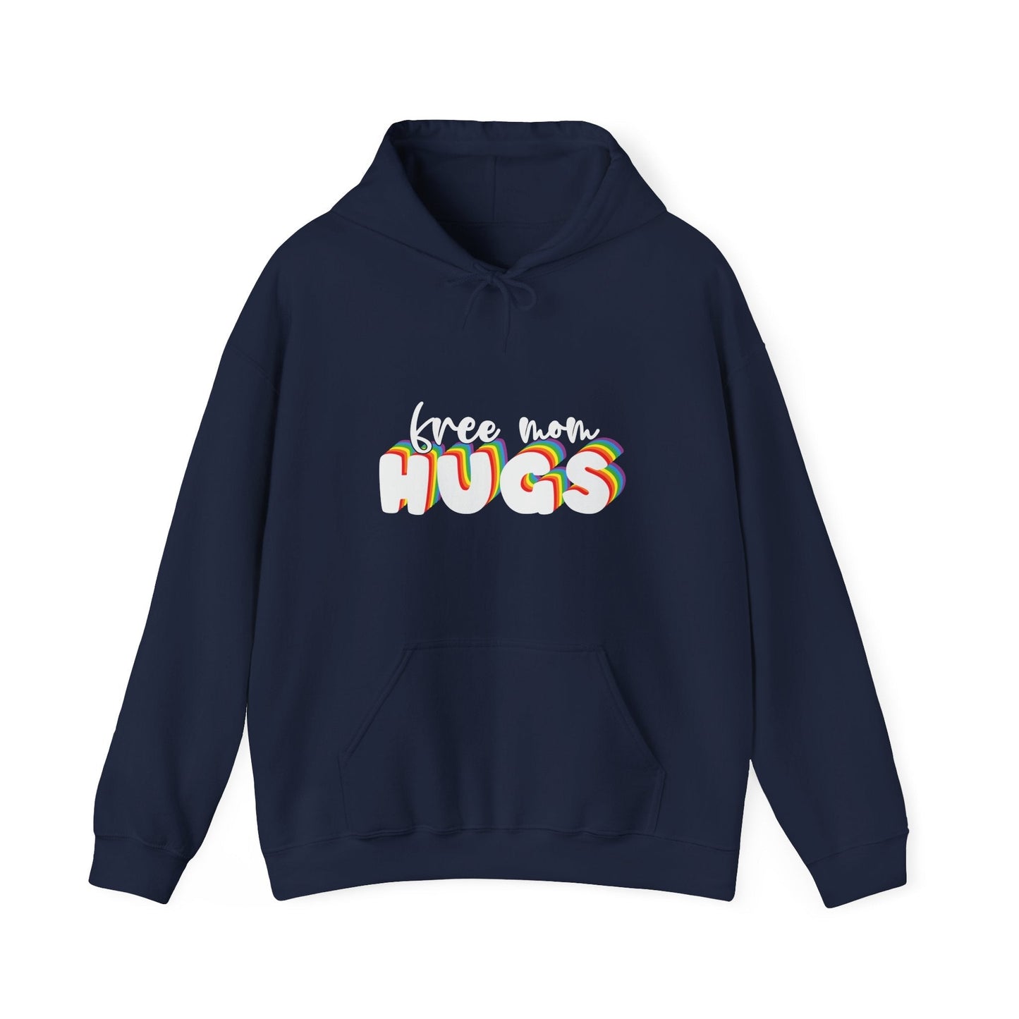 Free Mom Hugs Hoodie - Unisex Hooded Sweatshirt - Hoodie - The Lucky Wombat